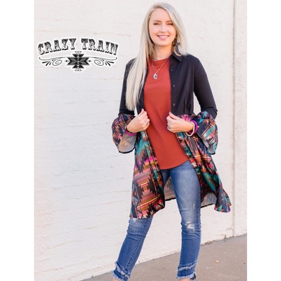 Crazy Train Western Duster Dress - Picture 2 of 9